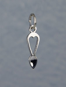 Silver Lovespoon Pendant ( Small )