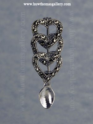 Silver Lovespoon Brooch