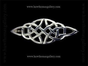 Silver Celtic Brooch