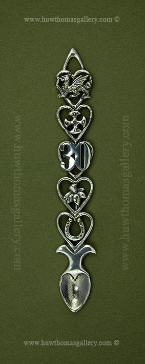 30th Birthday Pewter Lovespoon ( S 6 Inch )