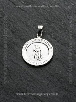 Silver St Christopher Pendant / Necklace