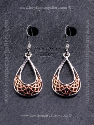 Silver & Rose Gold Earrings