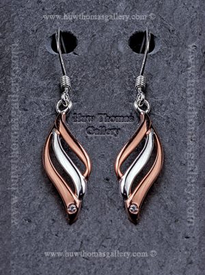 Silver & Rose Gold Earrings