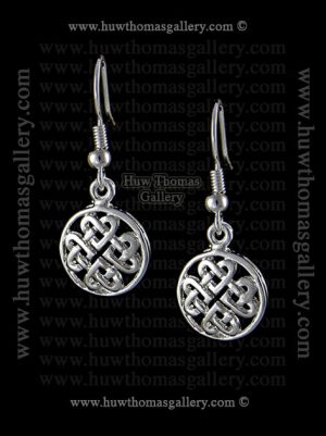 Silver Plated Pewter Celtlc Earrings