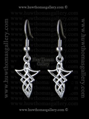 Silver Plated Pewter Celtlc Earrings