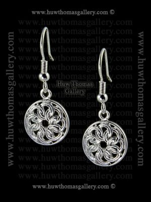 Silver Plated Pewter Celtlc Earrings