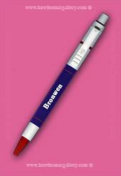 Welsh Girls/Womens Names on Pens