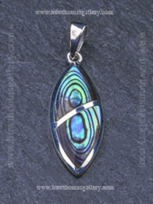 Silver & Abalone / Paua Shell Pendants